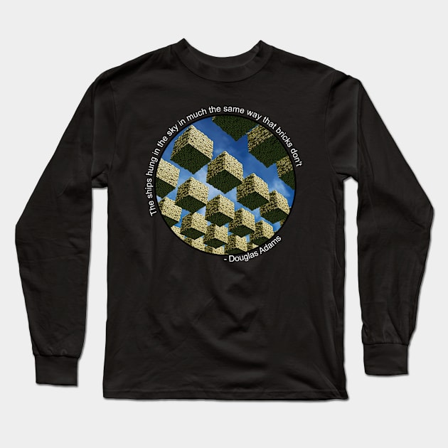 Vogon Fleet Invading Earth Long Sleeve T-Shirt by JAC3D